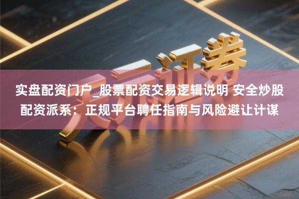 实盘配资门户_股票配资交易逻辑说明 安全炒股配资派系：正规平台聘任指南与风险避让计谋